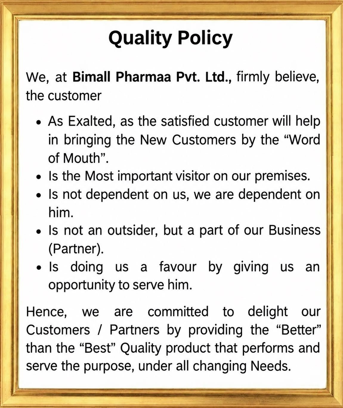 Company Policy